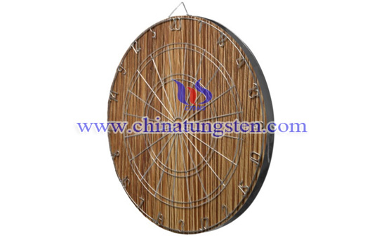 wood dartboard image